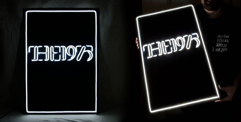 The 1975 Self Titled Logo Neon Sign