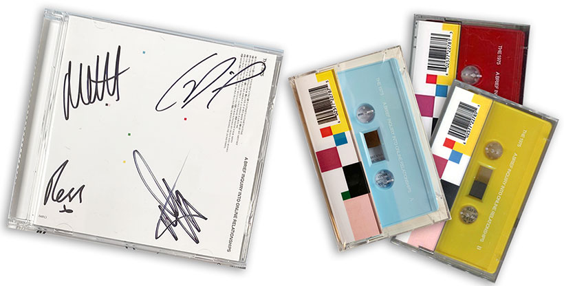 Hand signed ABIIOR CD Release and the Banquet Exclusive Blue Cassette